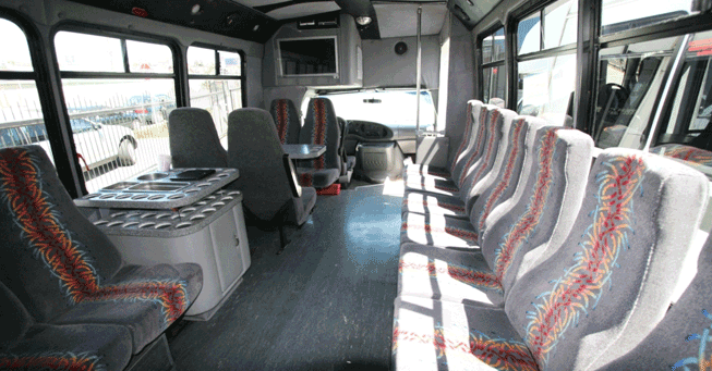 Sacramento 20 Passenger Party Bus Interior