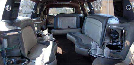 Sacramento Limousine Escalade Interior