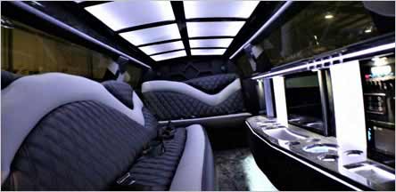 Chrysler 300 Limo Rental Interior Sacramento