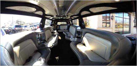 Escalade Limo Sacramento Interior