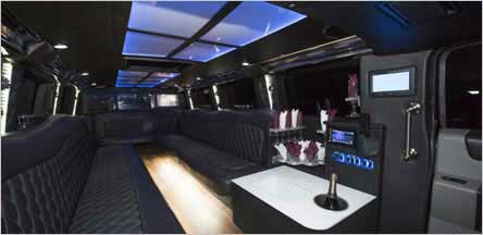 Hummer Limousine Sacramento Interior