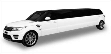 Range Rover Stretch Limo Exterior Sacramento