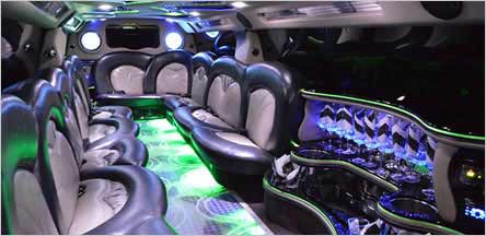 Range Rover Stretch Limo Sacramento Interior