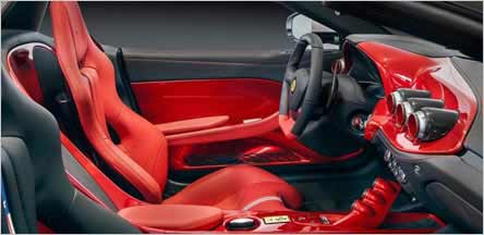 Sacramento Ferrari F430 Spider Interior