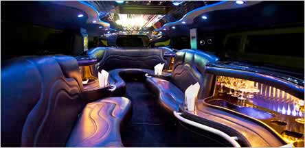 Sacramento Hummer Limo Fleet Interior