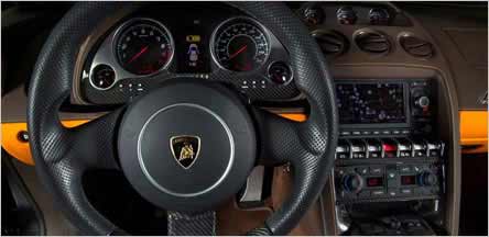 Sacramento Lamborghini Gallardo Rentals Interior