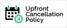 Sacramento Upfront Cancellation Policy